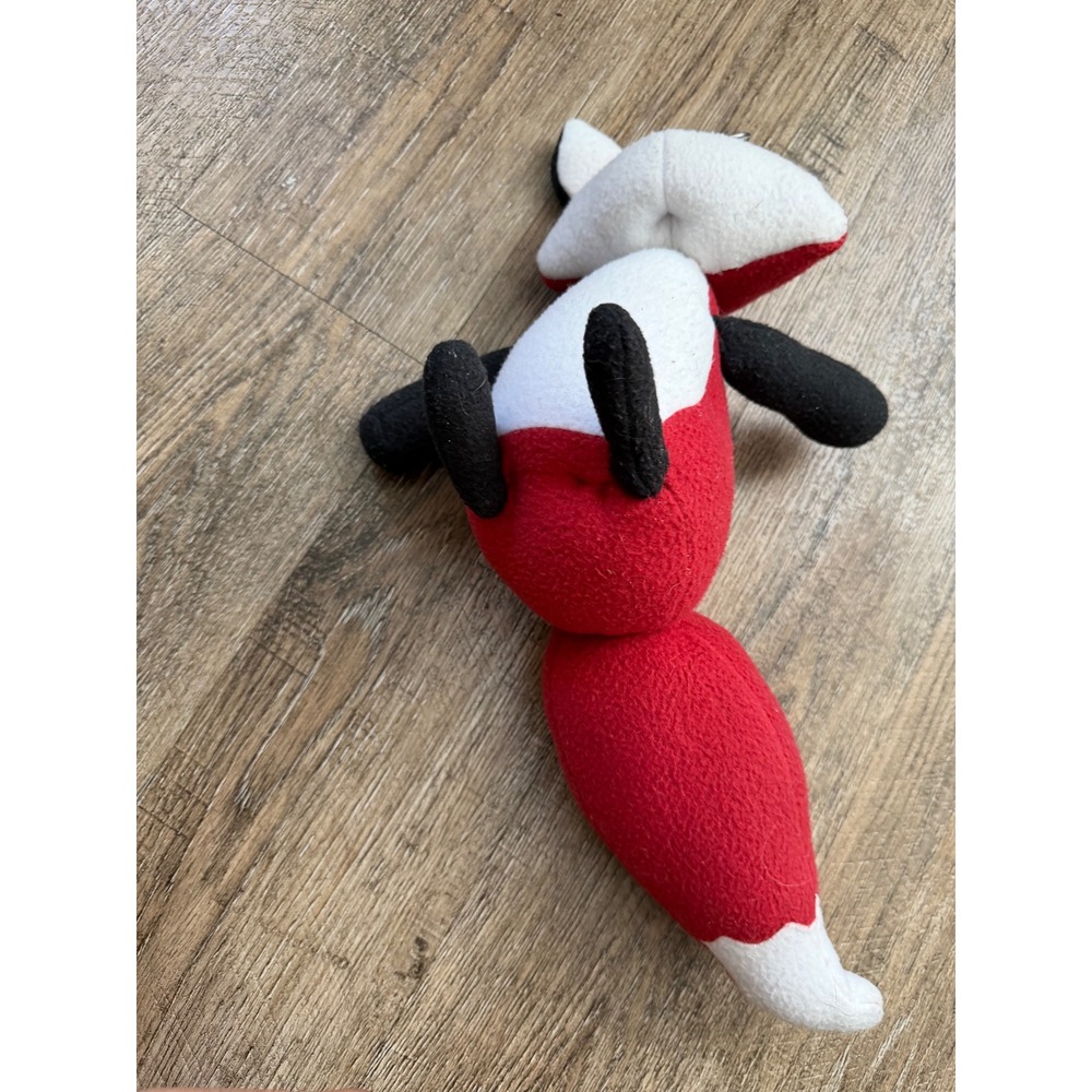 The Crafty Coyote Red‎ Fox Plush Monocle Handmade Stuffed Animal Toy 14 inch - Picture 2 of 6